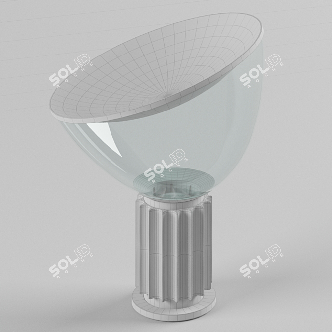 Modern Classic Desk Lamp 3D model image 2