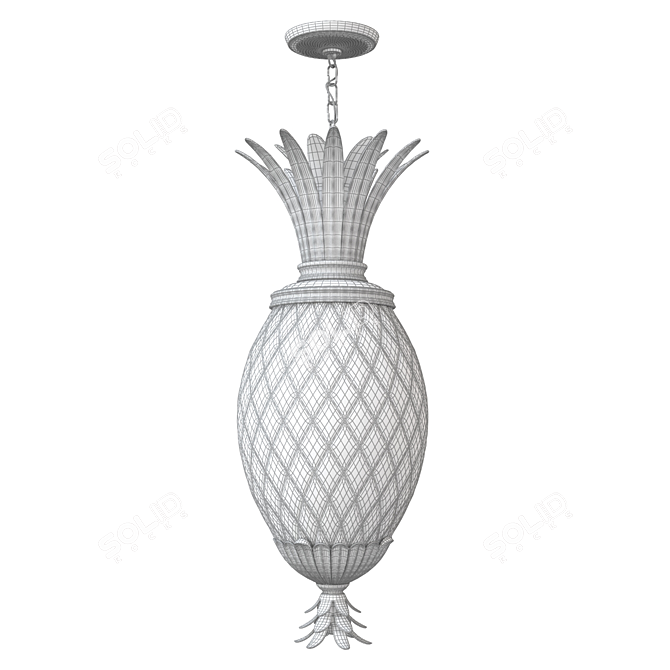 Tropical Elegance: Hinkley Plantation Pendant 3D model image 2