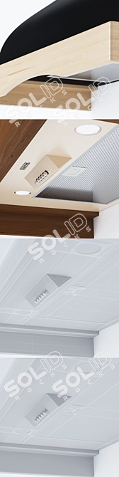 ELEYUS Solo Country 90cm Range Hood 3D model image 2