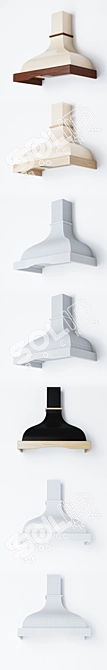 ELEYUS Solo Country 90cm Range Hood 3D model image 3