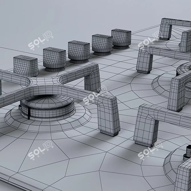 REX Electrolux PUX750UOV: Advanced Quad Model 3D model image 3