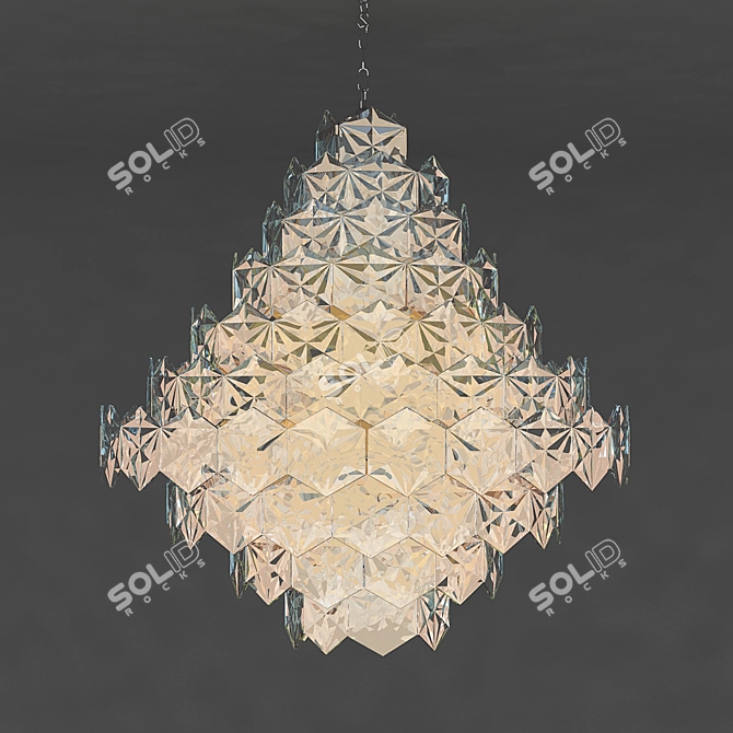 Elegance Illuminated: Hermitage Wall Lamp 3D model image 1