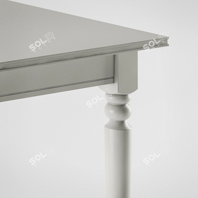 Elegant Ingatorp Dining Table 3D model image 2