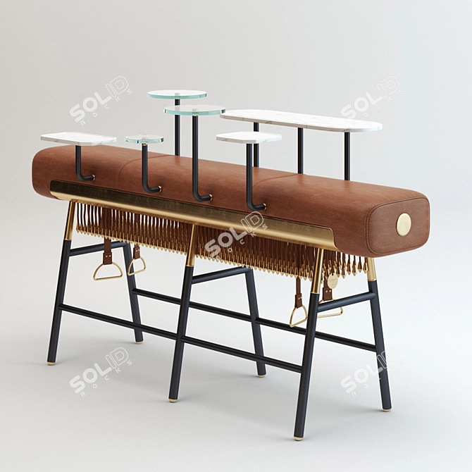 Balance Beam Bar 3D model image 1