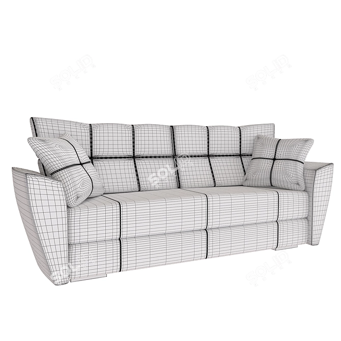 Elegant and Comfortable Sofa 3D model image 3