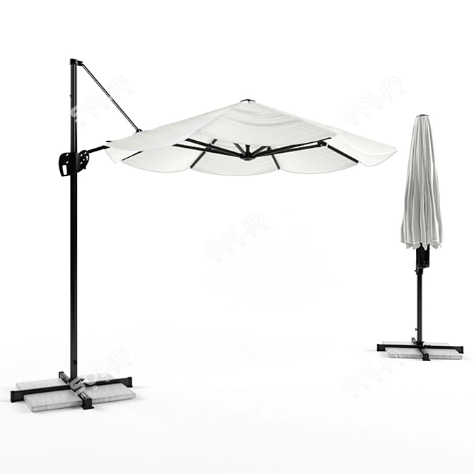 OctaShift Umbrella 3D model image 1