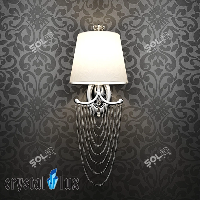 Elegant Crystal FOGGIA AP1 Pendant 3D model image 1