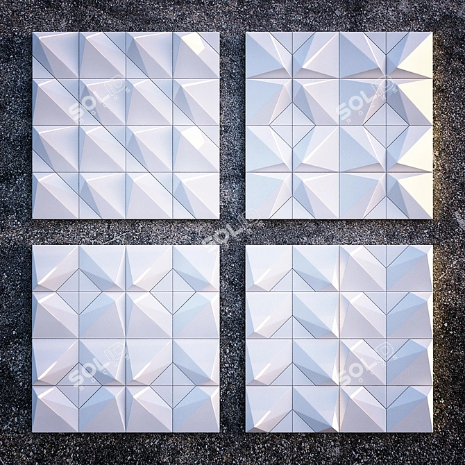 Eliza Mikus Panel Tiles 3D model image 1