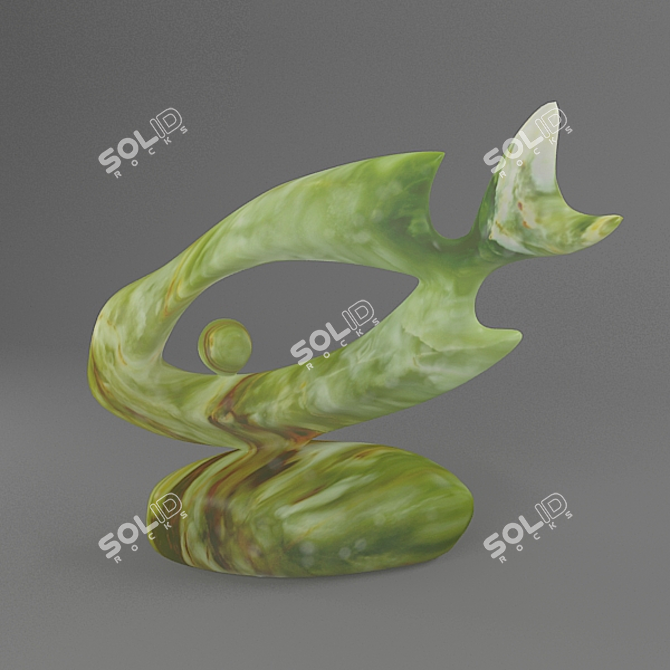 Decorative Fish Figurines 3D model image 2