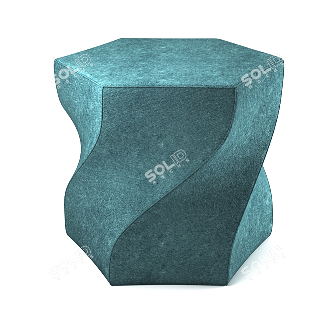 Twist Again: High-Quality Stool 3D model image 1