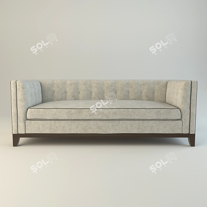 Mufti Compact Sofa 3D model image 1