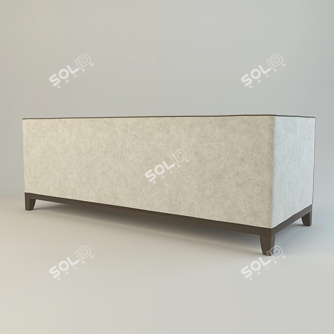 Mufti Compact Sofa 3D model image 3