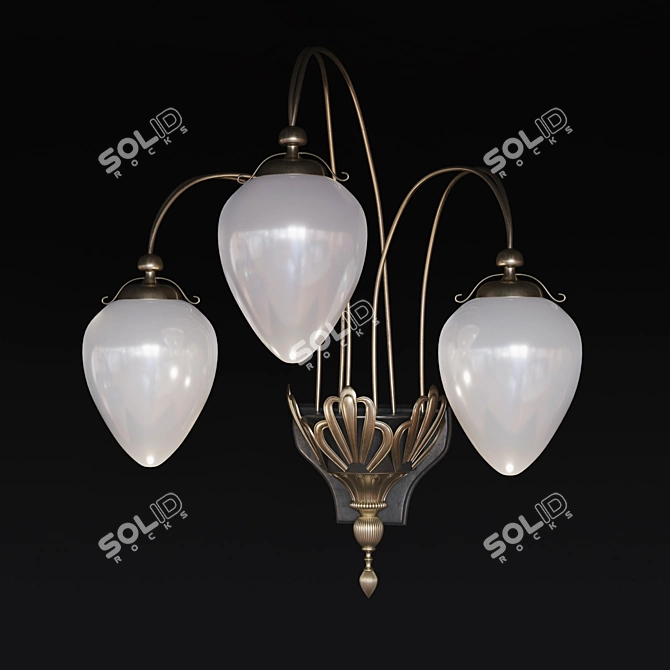 Title: 3D Max Sconce Textures 3D model image 1