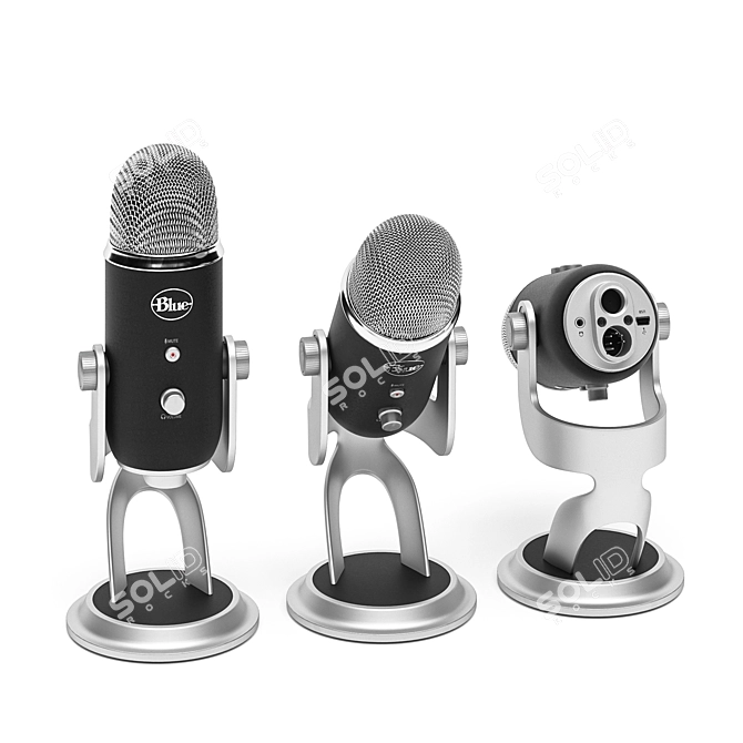 Pro Blue Yeti Pro Mic 3D model image 1