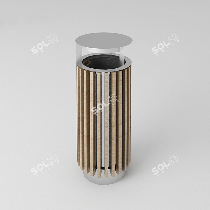 MAF Market Bench & Urn Set 3D model image 3