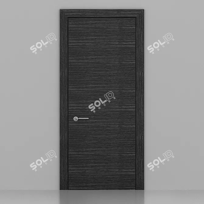 Modern 800x2100 Door 3D model image 1