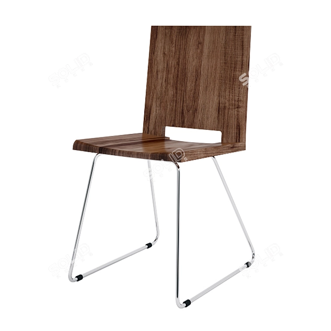 RIVA Andy Chair: Sleek and Stylish 3D model image 1