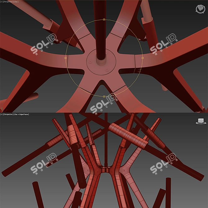 Celestial Glow Pendant Light: Astral Agnes 3D model image 3