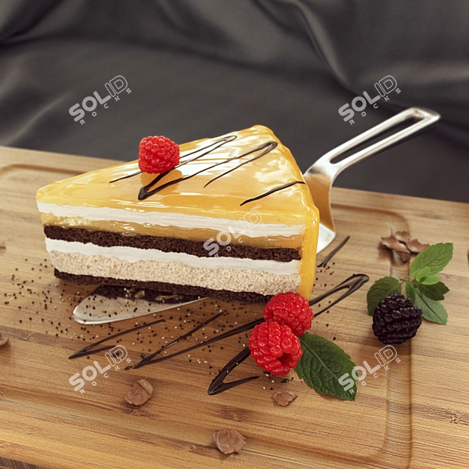 Delicious 2016 Max Cake 3D model image 3