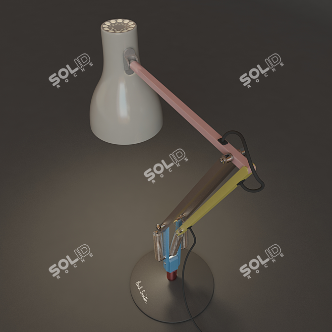 Paul Smith Anglepoise Lamp - Fashionable and Functional 3D model image 2