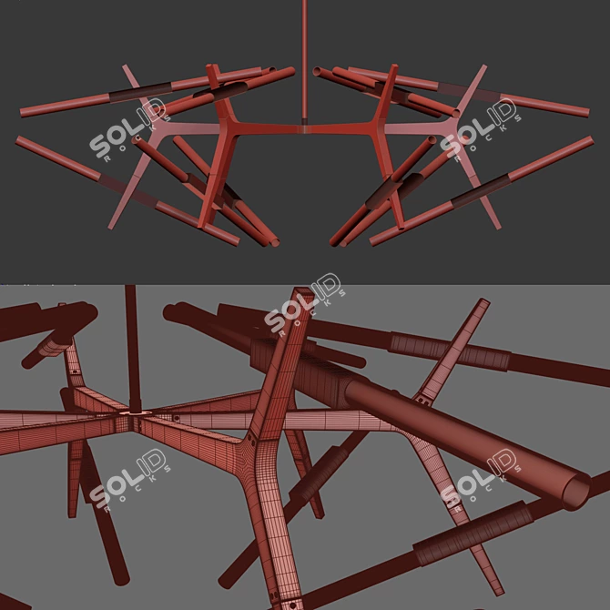Modern Illumination: Rolll&hiill Astral Agnes 03 3D model image 2