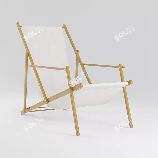 3D Max Marvelous Sling Chair 3D model image 1