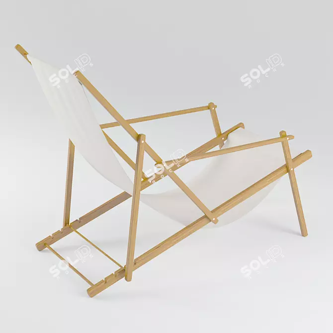 3D Max Marvelous Sling Chair 3D model image 2