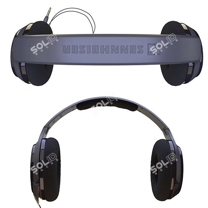 Title: Sennheiser HD 418: Immersive Stereo Sound 3D model image 2