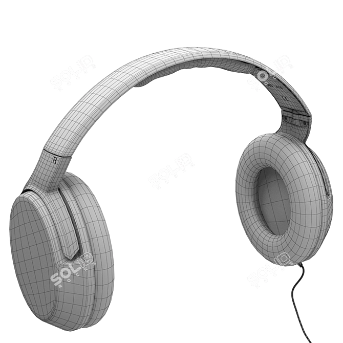 Title: Sennheiser HD 418: Immersive Stereo Sound 3D model image 3