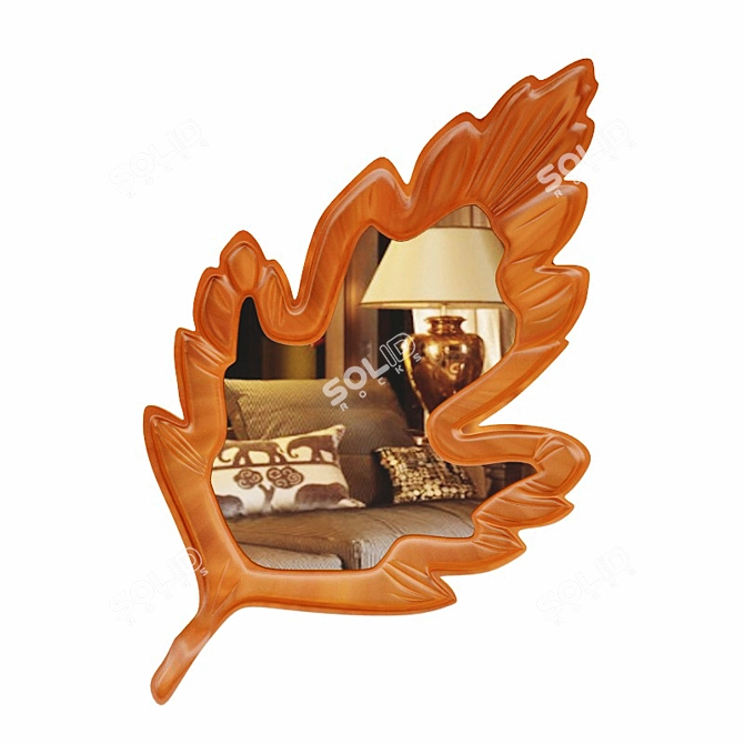 Autumn Reflections Mirror 3D model image 1