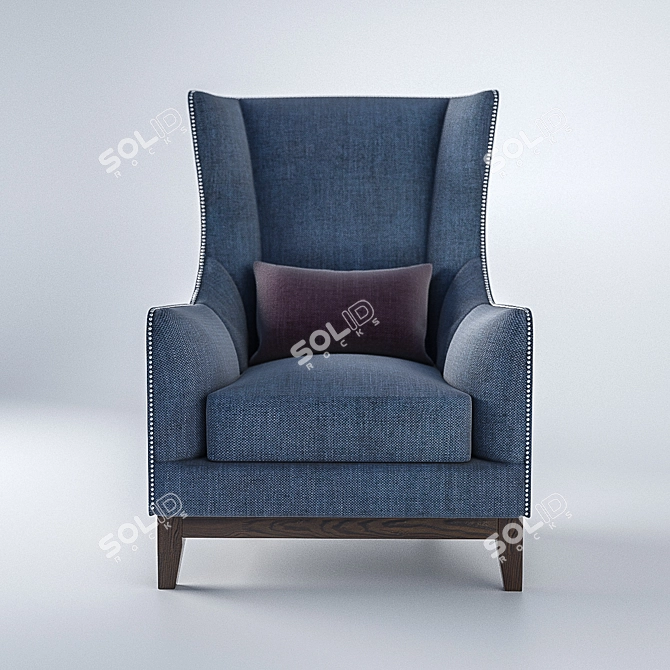 Luxury Viscount Costa Bella Chair 3D model image 2