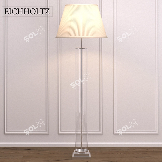 Elegant Eichholtz Phillips Floor Lamp 3D model image 1