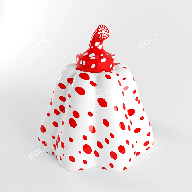 Eternal Visions: Yayoi Kusama Sculptures 3D model image 3