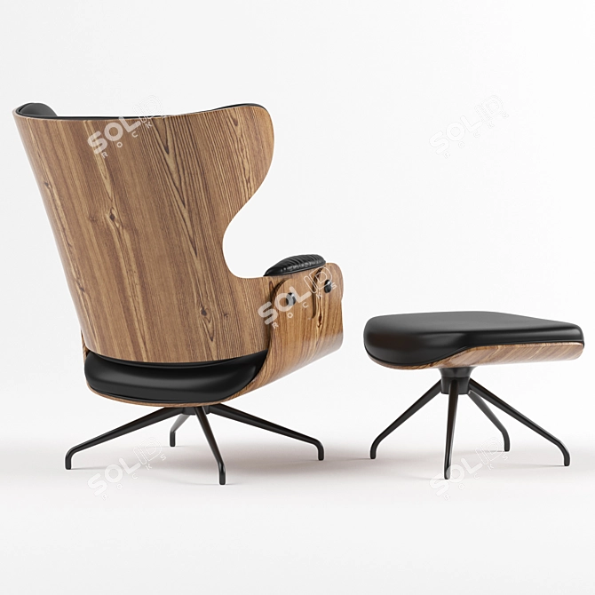 Showtime Lounge Chair: BD Barcelona Design 3D model image 2