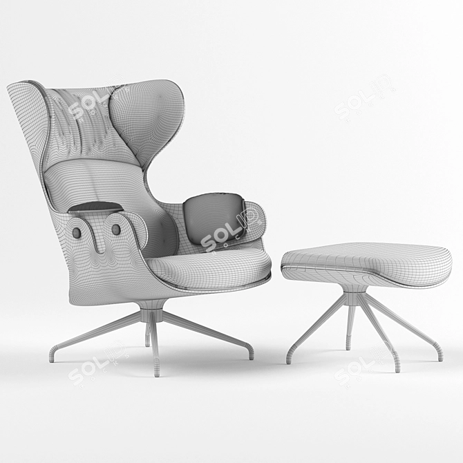  Showtime Lounge Chair: BD Barcelona Design 3D model image 3