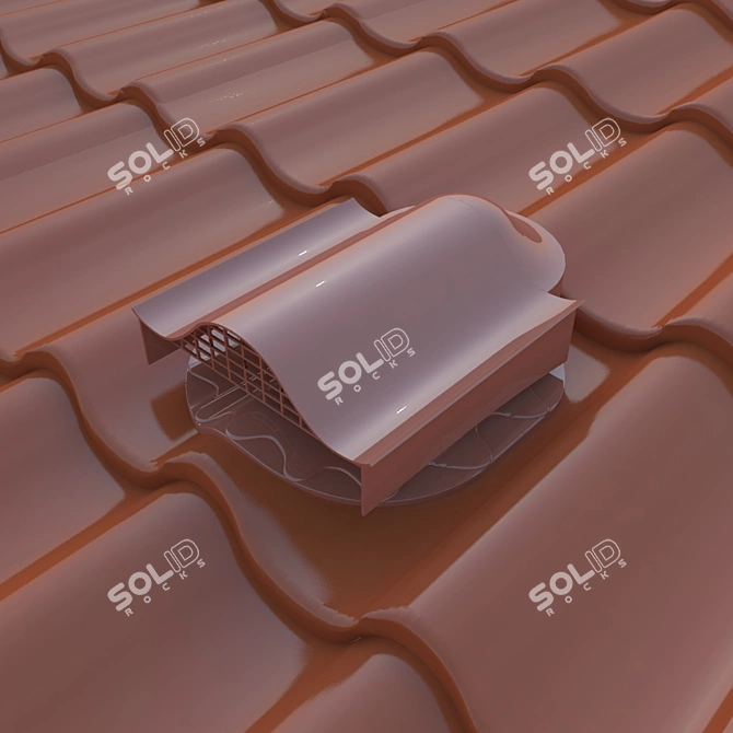 Metal Roof Aerator: Simple & Effective 3D model image 1