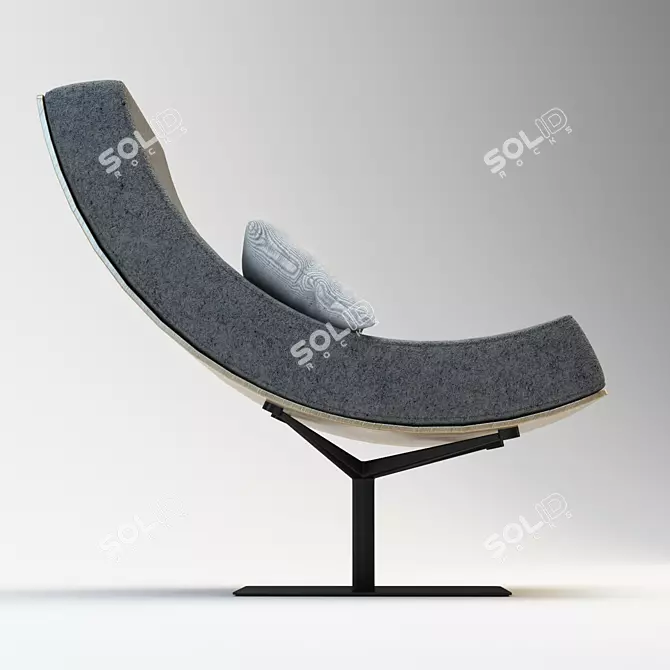 Tabisso Unita Chair: Sleek and Stylish 3D model image 3