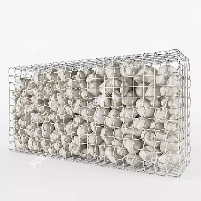 Modern Mesh Wall Décor 3D model image 1