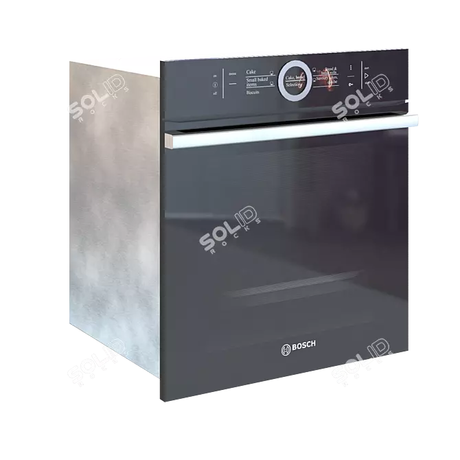 BOSCH HBG 636 LB: High-Performance Oven 3D model image 1