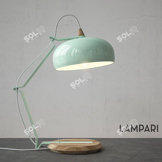Radiant Rhoda Lamp 3D model image 1
