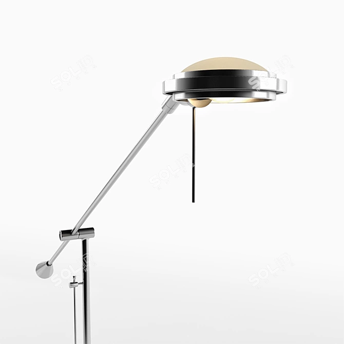 Elegant Winston Floor Lamp 3D model image 2