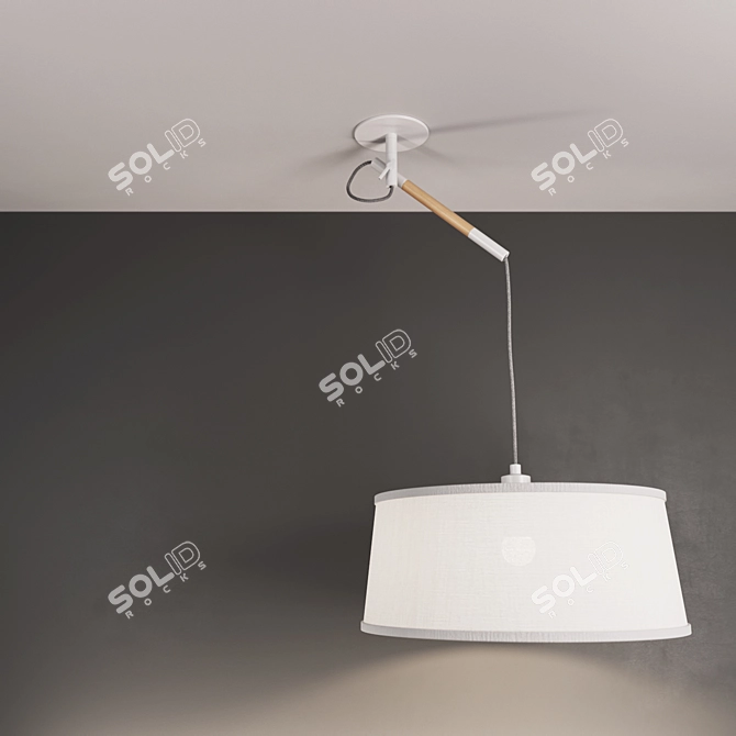 NORDICA 4930/4928 Pendant Lamp 3D model image 3