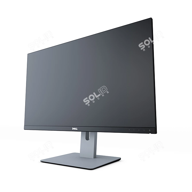 Dell U2715H: Stunning 27" Monitor 3D model image 2