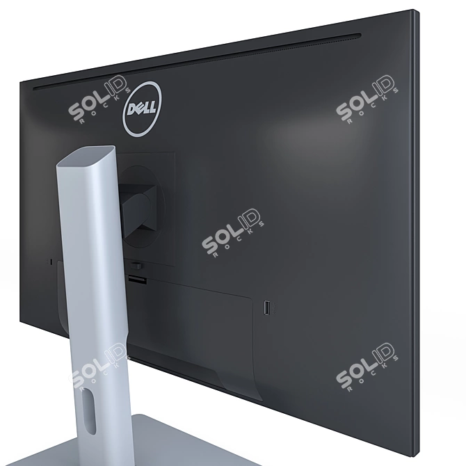 Dell U2715H: Stunning 27" Monitor 3D model image 3