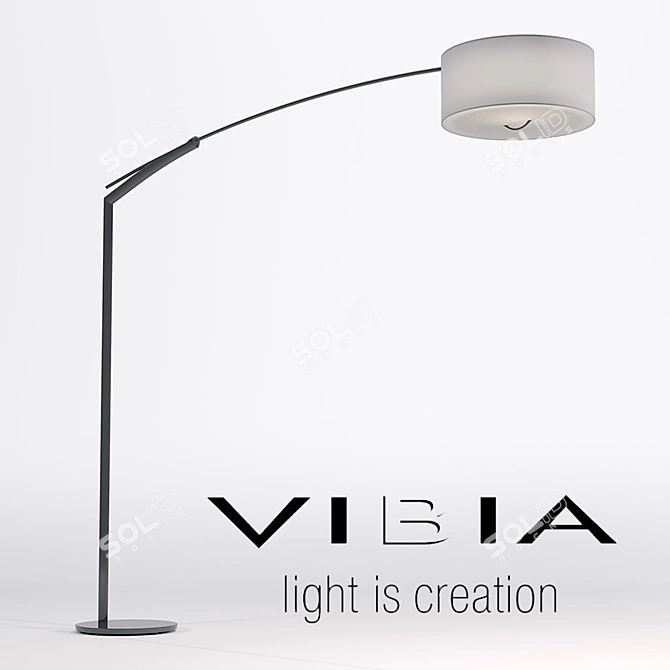 VIBIA Balance: Exquisite Floor Elegance 3D model image 1