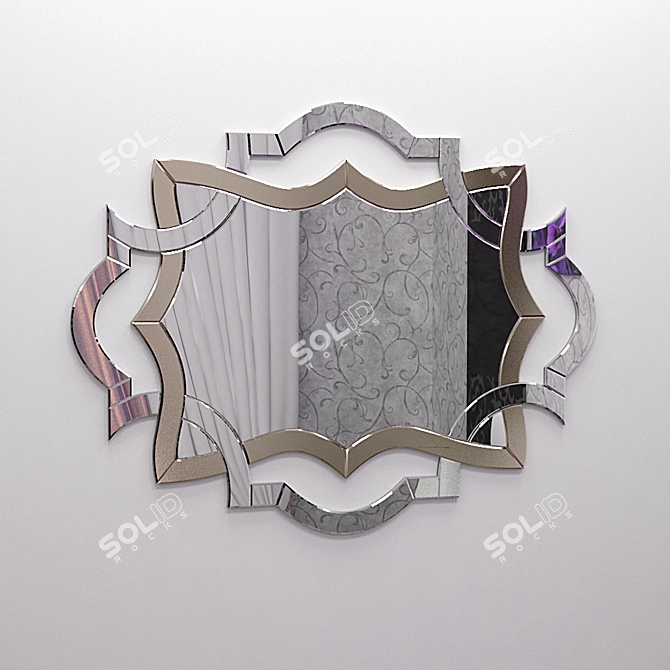 Square Mirror by Rebecca Robeson 3D model image 1