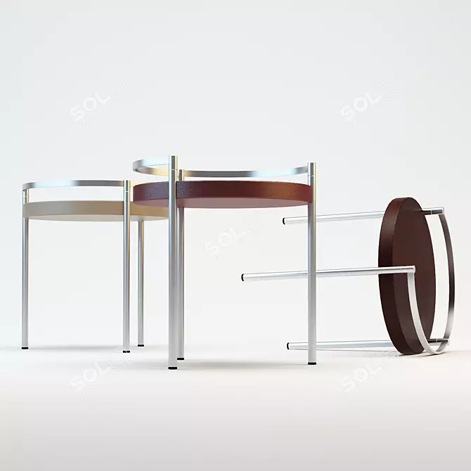 Marte Coffee Table: Italian Craftsmanship 3D model image 3