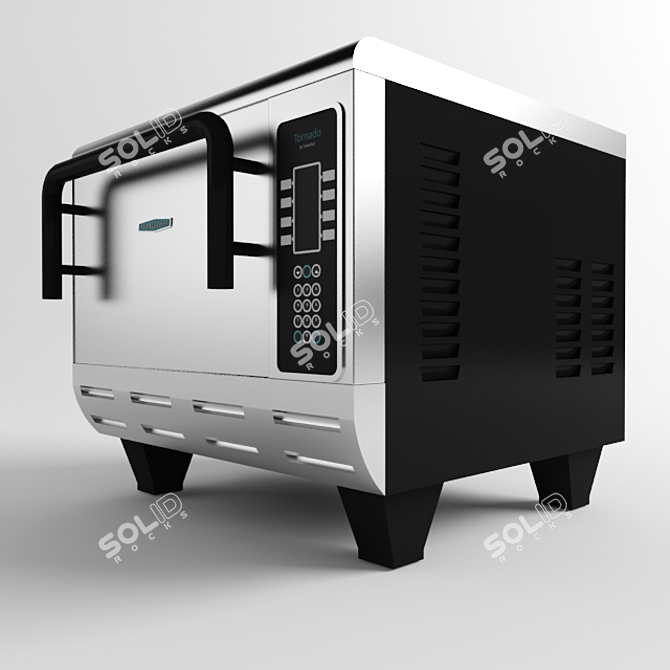 Tornado 2: Powerful Stainless Steel Oven 3D model image 2