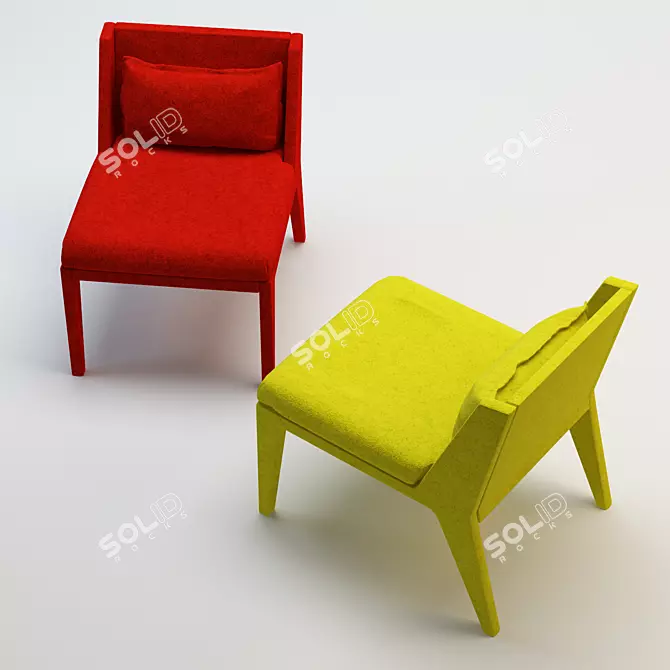 Artflex Delta: Modern Italian Easy Chair 3D model image 2