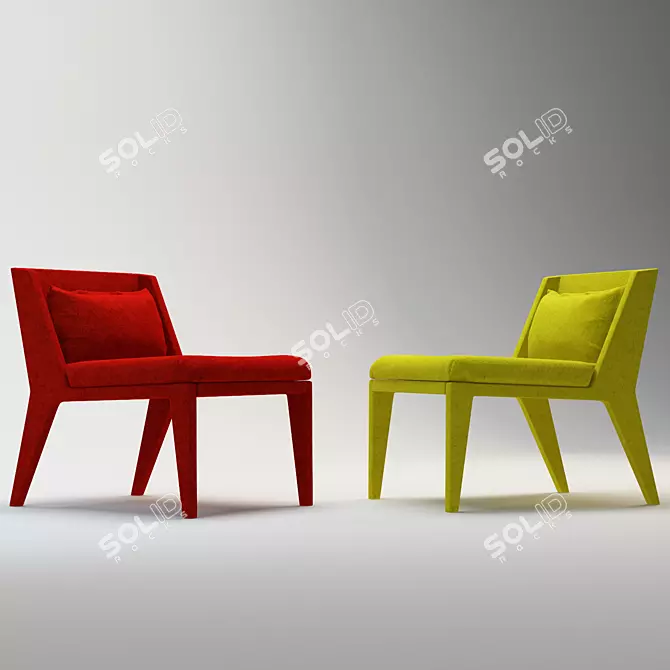 Artflex Delta: Modern Italian Easy Chair 3D model image 3